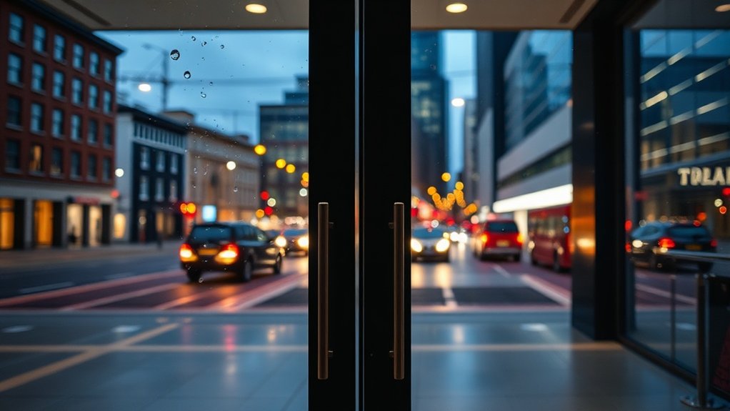 Glass Doors Nightingale Triangle