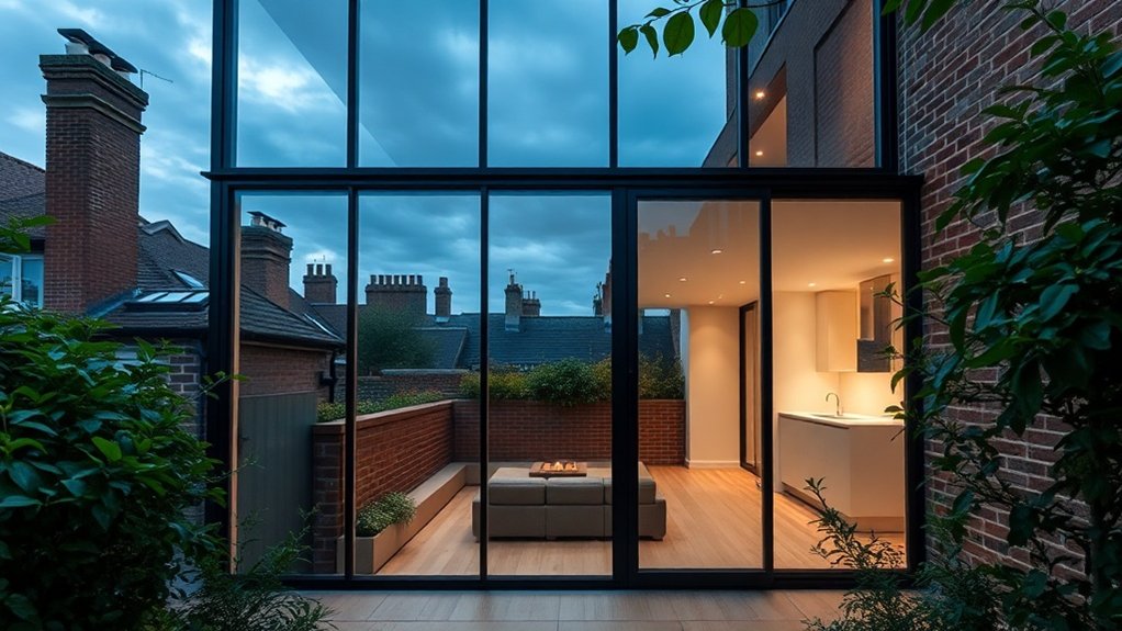 Glass Extension Walls Balham