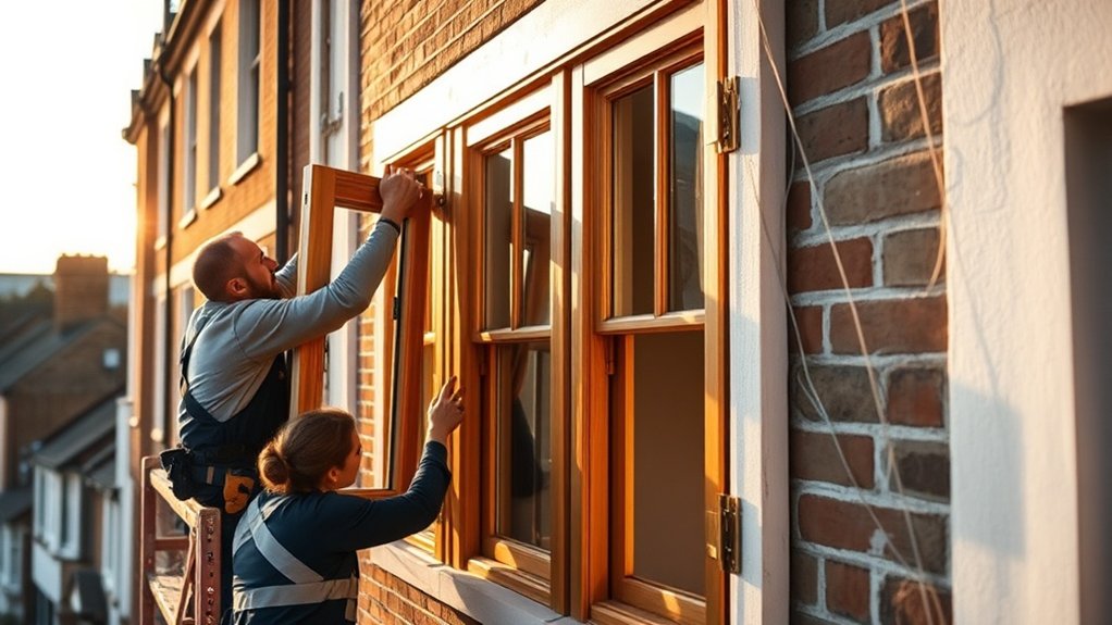 Wooden Window Installation Balham